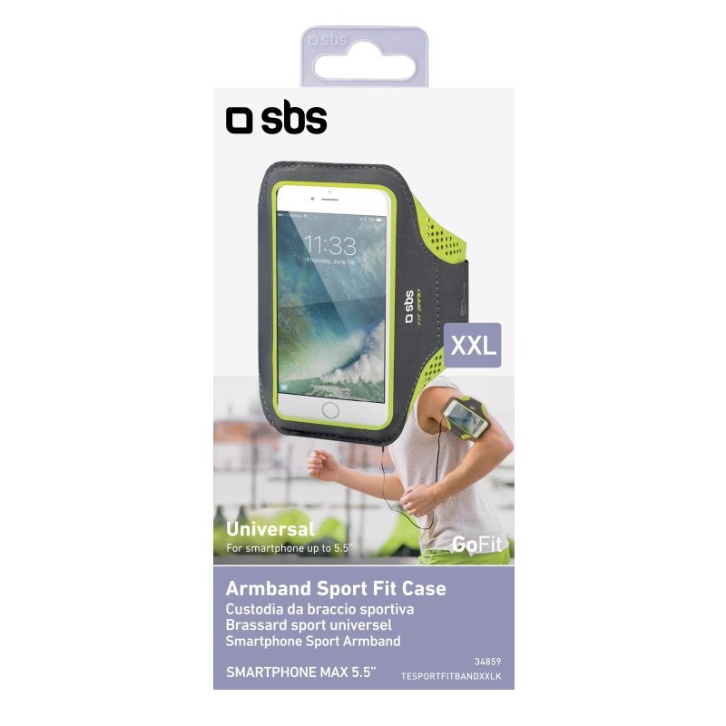 SBS Fascia da braccio per smartphone sportiva