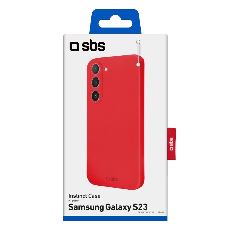 SBS Instinct custodia per cellulare 15,5 cm (6.1") Cover Rosso