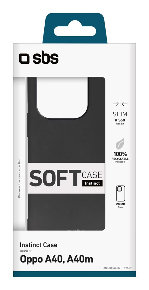 SBS Instinct Cover Nero OPPO S 40/40M 
