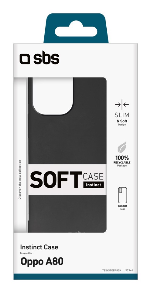 SBS Instinct Cover Nero OPPO A 80  