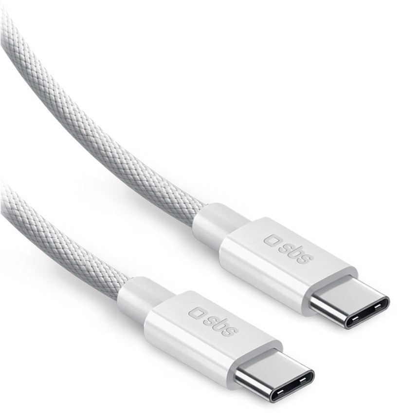 SBS LACABLEBRDTCC2M240W cavo USB USB 2.0 2 m USB C 0,48 Gbit/s 240 W Bianco
