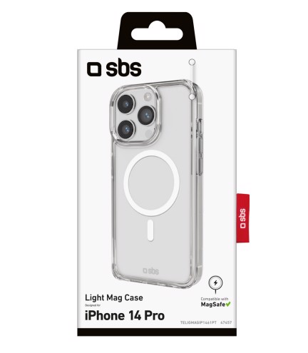 SBS Light Mag custodia per cellulare 15,5 cm (6.1") Cover Trasparente