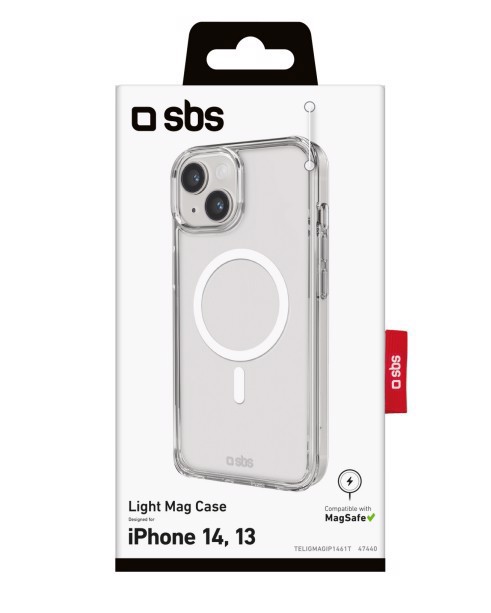 SBS Light Mag custodia per cellulare 15,5 cm (6.1") Cover Trasparente