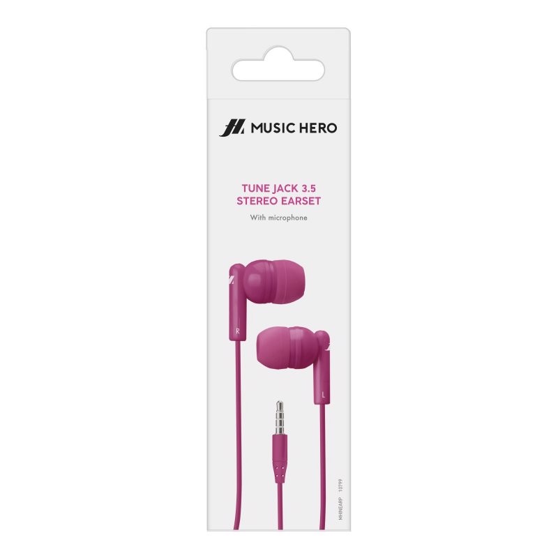SBS MHINEARP cuffia e auricolare Cablato In-ear MUSICA Rosa