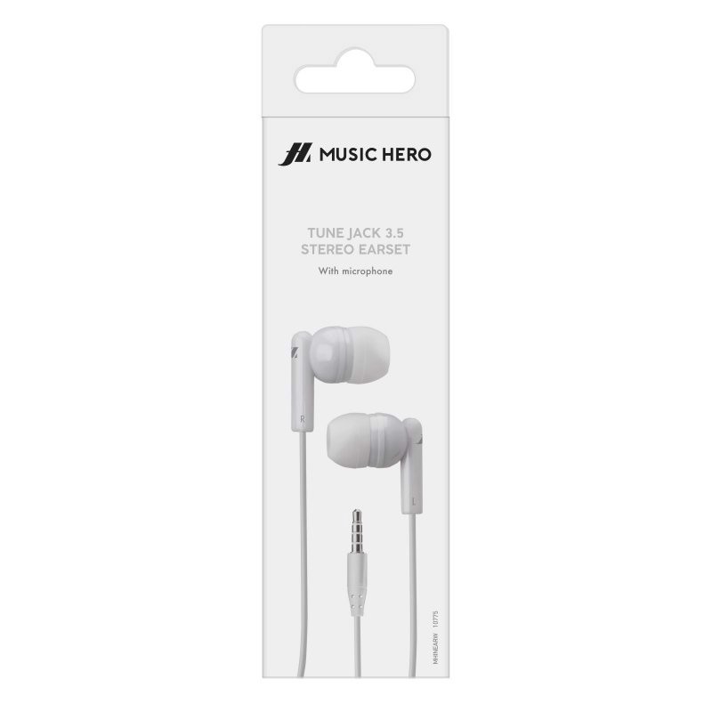 SBS MHINEARW cuffia e auricolare Cuffie Cablato In-ear Bianco