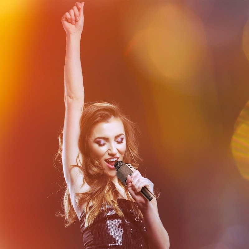 SBS MHMICBTK microfono Nero, Grigio Microfono per karaoke