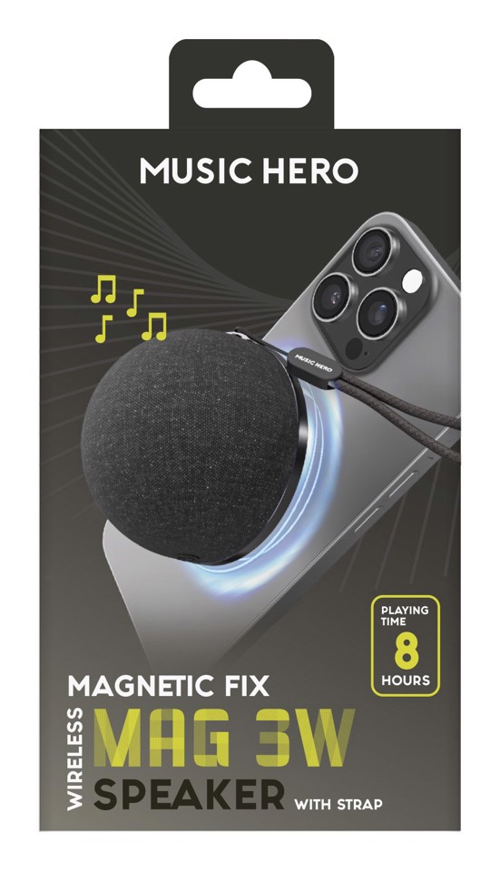 SBS MHSPMAGBTK altoparlante portatile e per feste Altoparlante portatile mono Nero 3 W