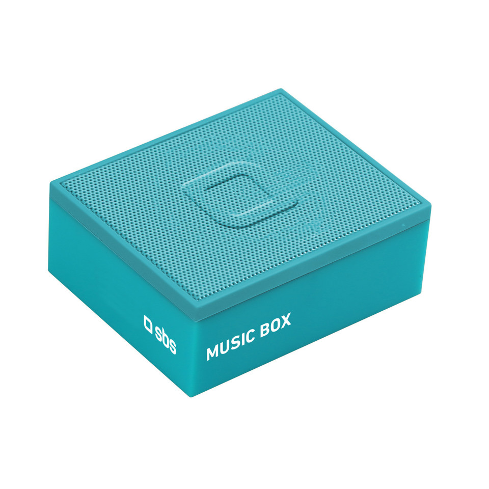 SBS Music Box Altoparlante portatile stereo Verde