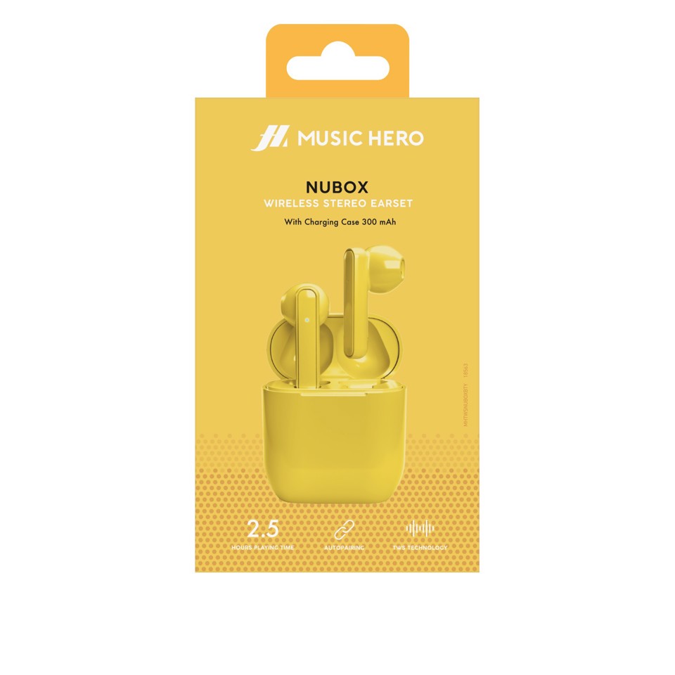 SBS Nubox - Auricolari True Wireless Stereo semi in-ear