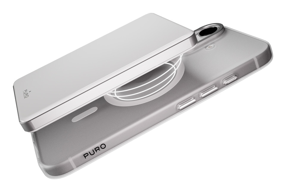 SBS Pure Power Mag Polimeri di litio (LiPo) 5000 mAh Carica wireless Bianco