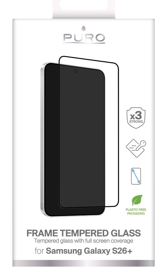 SBS PUSDGFRS26PSGBLK protezione per lo schermo e il retro dei telefoni cellulari Pellicola proteggischermo trasparente Samsung 1 pz