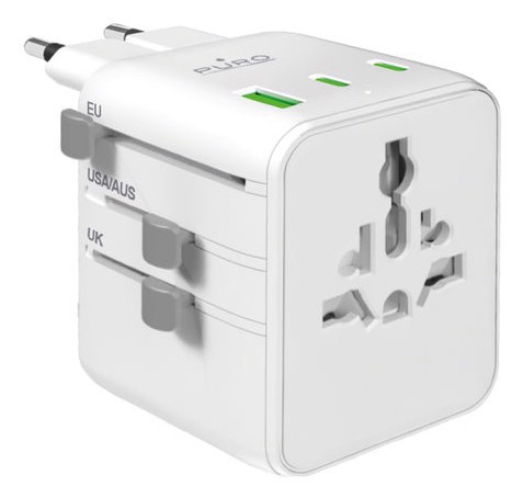 SBS PUWTA2WHI adattatore per presa di corrente Universale Bianco