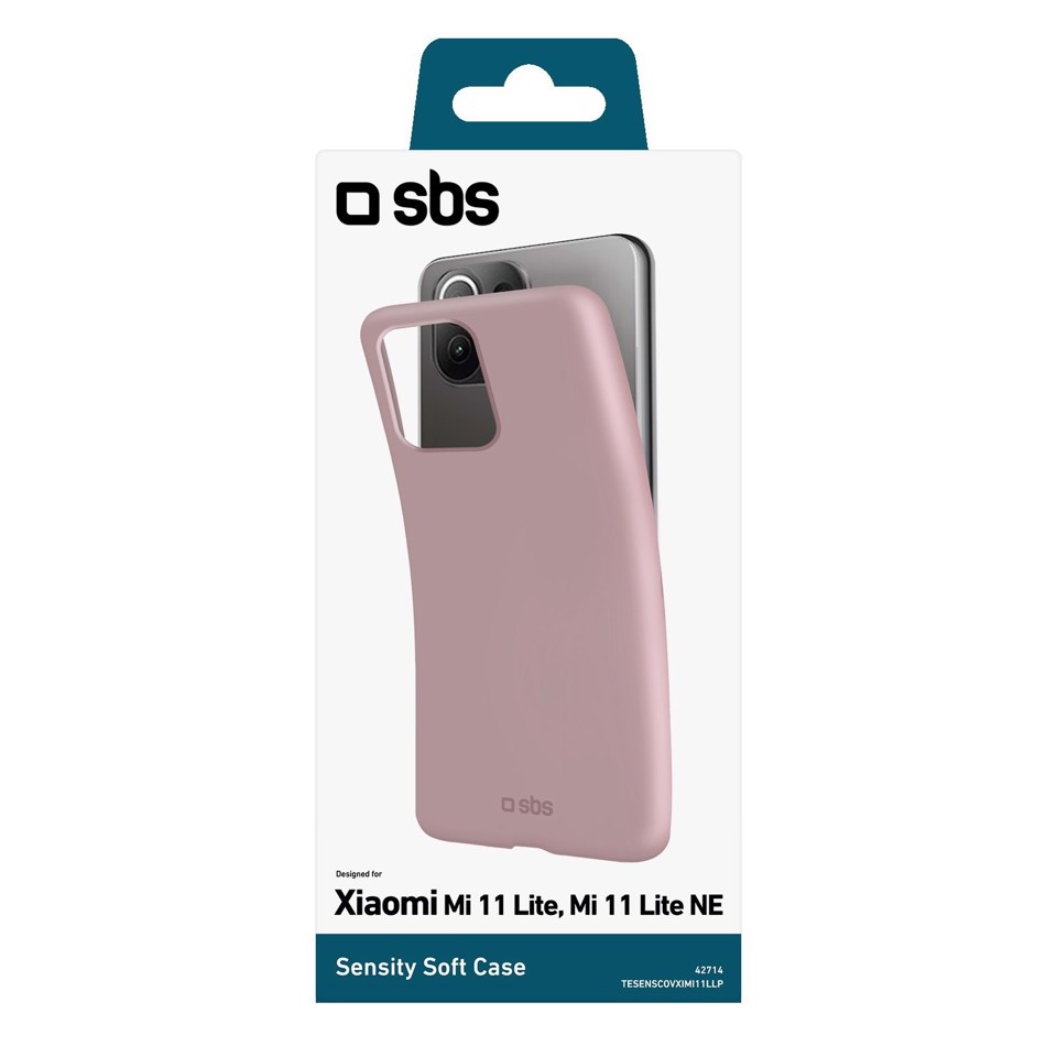 SBS Sensity custodia per cellulare 16,6 cm (6.55") Cover Rosa