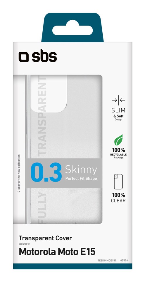 SBS Skinny Cover Trasparentemotorola e15