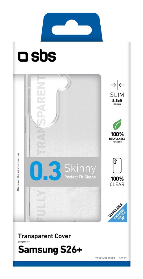 SBS Skinny custodia per cellulare Cover Trasparente