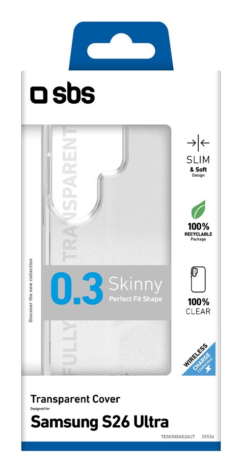 SBS Skinny custodia per cellulare Cover Trasparente