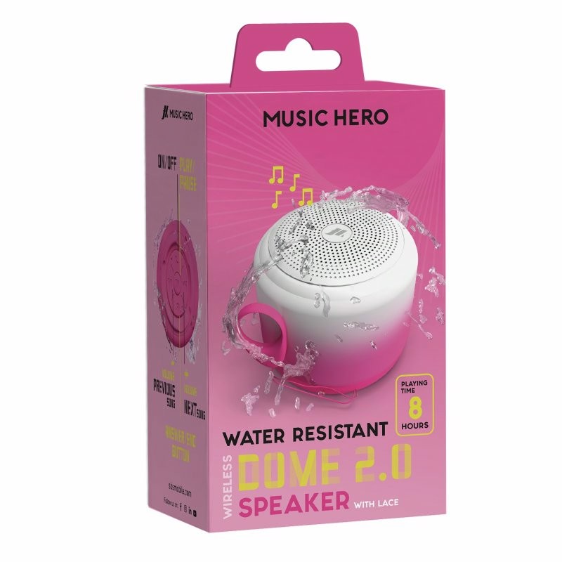 SBS Speaker wireless water resistant con lacetto