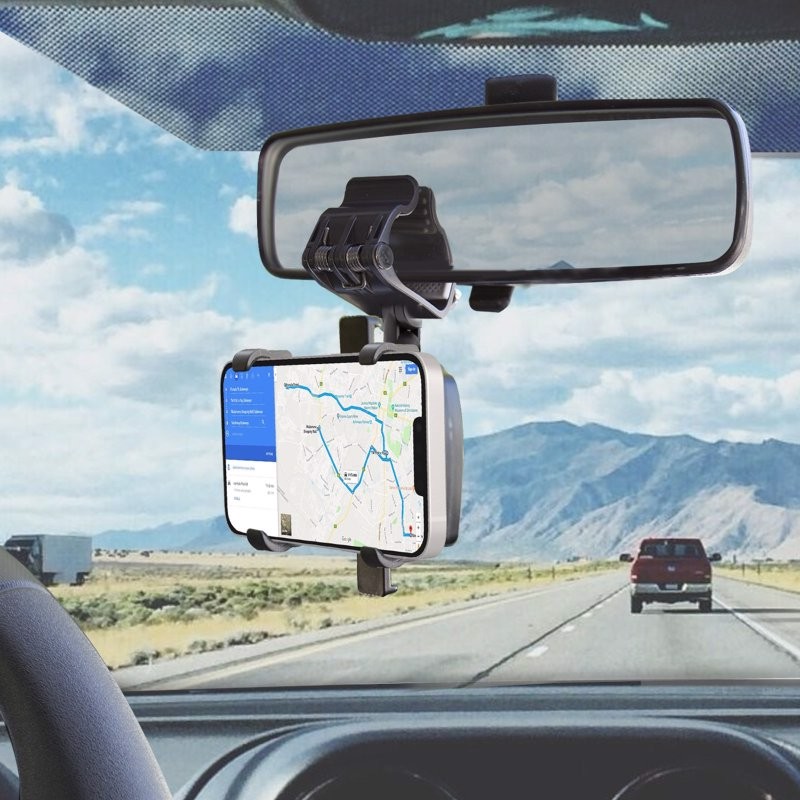 SBS Supporto orientabile per auto con gancio per smartphone fino a 7"