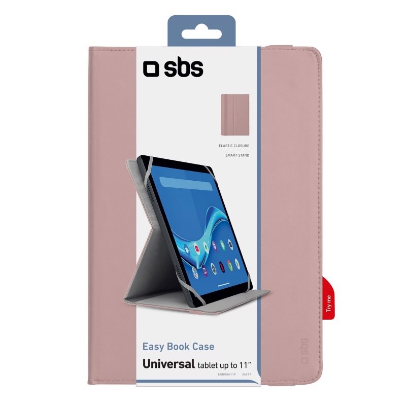 SBS TABKUNI11P custodia per tablet 27,9 cm (11") Custodia a libro Rosa