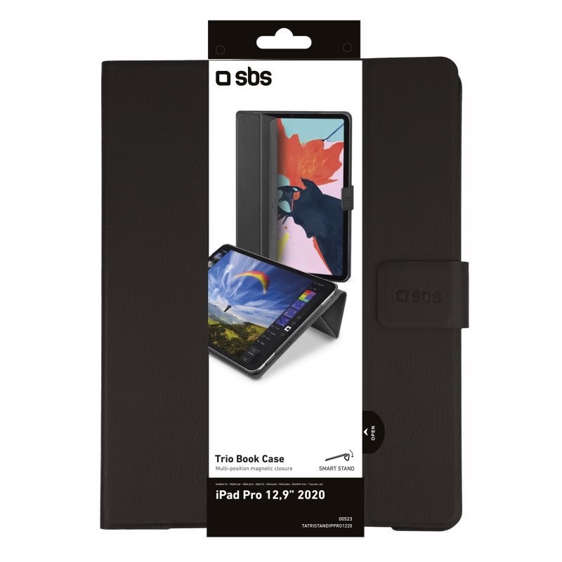 SBS TATRISTANDIPPRO1220 custodia per tablet 32,8 cm (12.9") Custodia a libro Nero