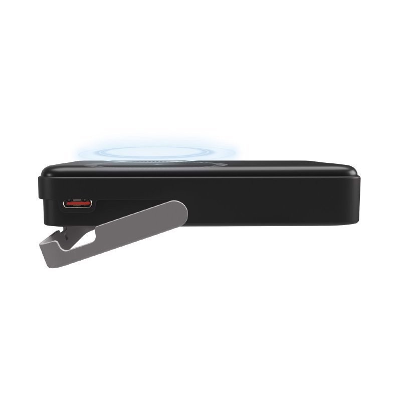 SBS TEBB10000MAGSTAND batteria portatile 10000 mAh Carica wireless Nero