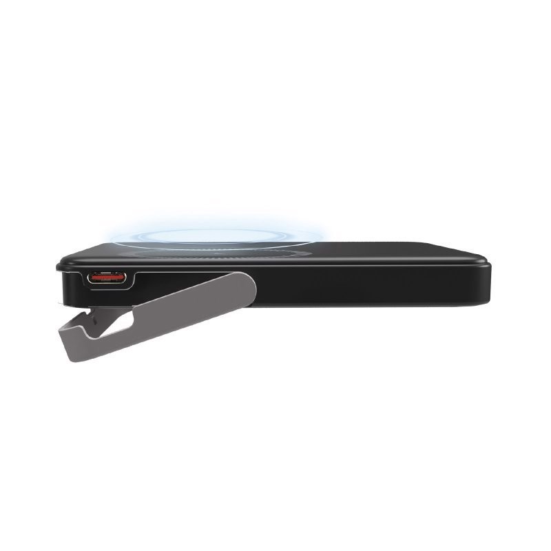 SBS TEBB5000MAGSTAND batteria portatile 5000 mAh Carica wireless Nero