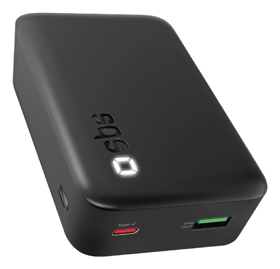 SBS TEBBCT20000PDLDK batteria portatile Polimeri di litio (LiPo) 20000 mAh Nero