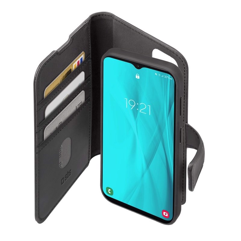 SBS TEBKDETSAA13K custodia per cellulare 16,5 cm (6.5") Custodia a borsellino Nero