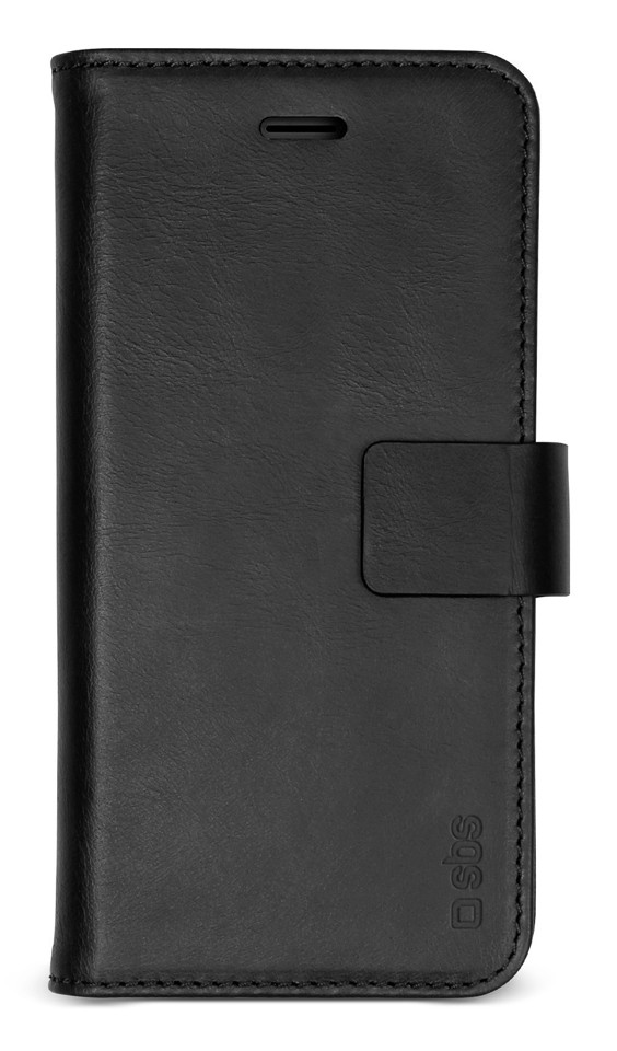 SBS TEBKLEATIP12K custodia per cellulare 13,7 cm (5.4") Custodia a borsellino Nero