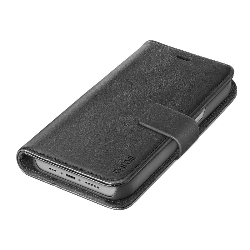SBS TEBKLEATIP1467K custodia per cellulare 17 cm (6.7") Custodia a cintura Nero