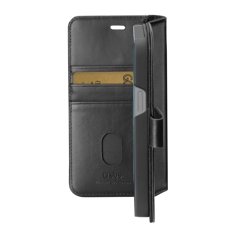 SBS TEBKLEATIP1467K custodia per cellulare 17 cm (6.7") Custodia a cintura Nero