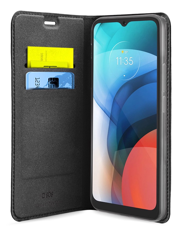 SBS TEBKLITEMOE7K custodia per cellulare 16,5 cm (6.5") Custodia a borsellino Nero