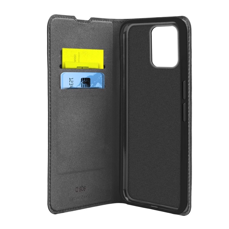 SBS TEBKLITEOPFX5PK custodia per cellulare 17 cm (6.7") Custodia a borsellino Nero