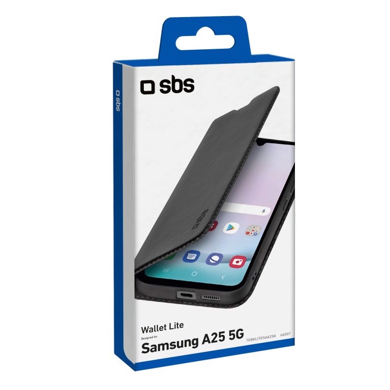 SBS TEBKLITESAA25K Cover wallet samsung a25 5g nero