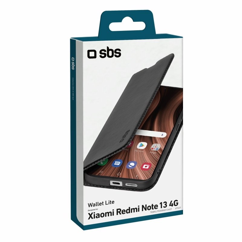 SBS TEBKLITEXIRNO134GT custodia per cellulare 16,9 cm (6.67") Custodia a borsellino Nero