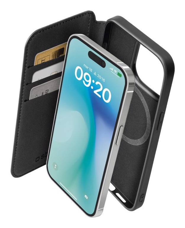 SBS TEBKMAGSFIP1661PK Cover wallet magsafe iphone 16 Nero