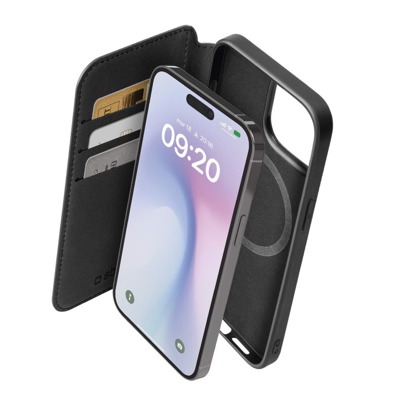 SBS TEBKMAGSFIP1667PK Cover wallet iphone 16 pro max Nero