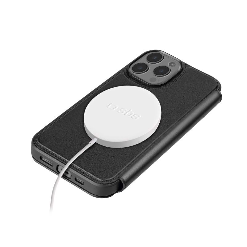 SBS TEBKMAGSFIP1667PK Cover wallet iphone 16 pro max Nero