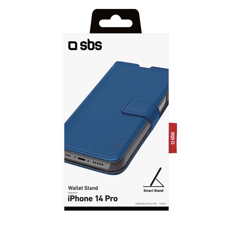 SBS TEBKWALIP1461PB custodia per cellulare 15,5 cm (6.1") Custodia a borsellino Blu