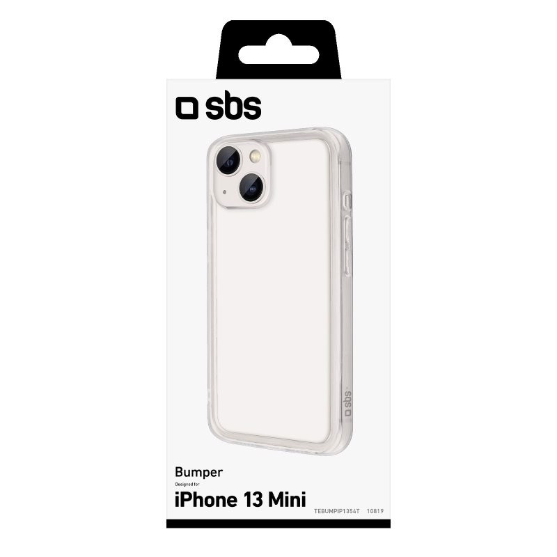 SBS TEBUMPIP1354T custodia per cellulare 13,7 cm (5.4") Custodia con bordo Trasparente