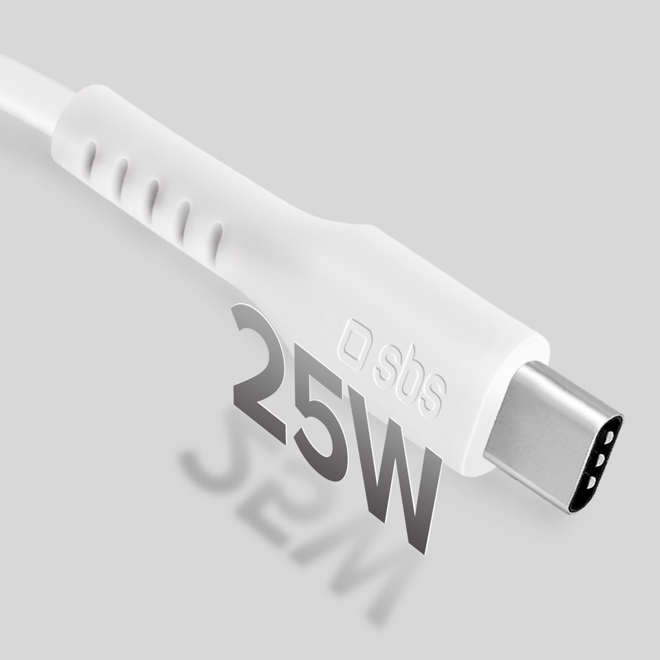 SBS TECABLETCC10W cavo USB USB 2.0 1 m USB C Bianco