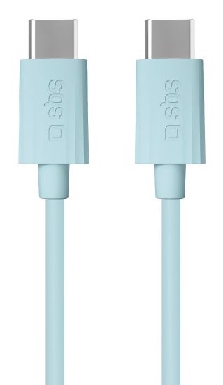 SBS TECABLETCC6015LBGRS cavo USB 1,5 m USB C Ciano