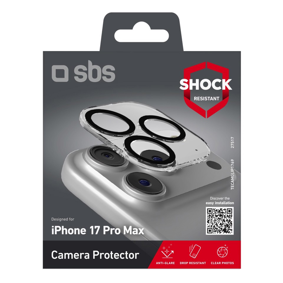 SBS TECAMGLIP1769 Protezione per obiettivo della fotocamera Apple iphone 17 pro max 1 pz