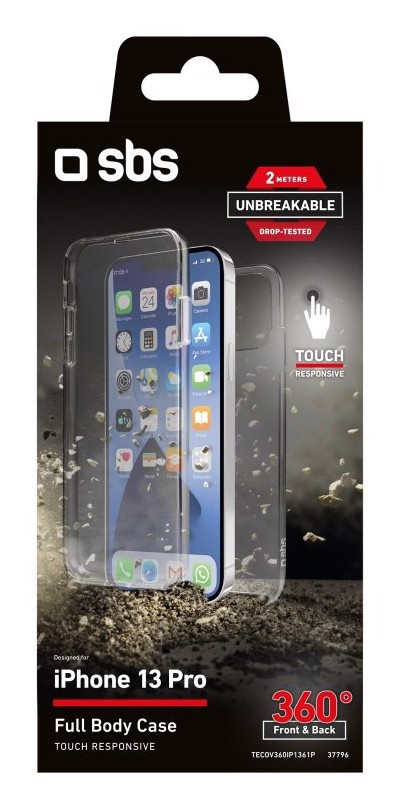 SBS TECOV360IP1361P custodia per cellulare 15,5 cm (6.1") Cover Trasparente