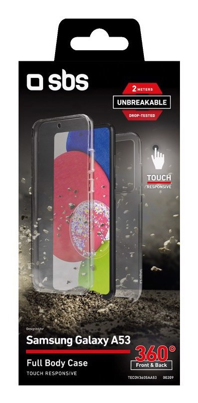 SBS TECOV360SAA52 custodia per cellulare 16,5 cm (6.5") Cover Trasparente