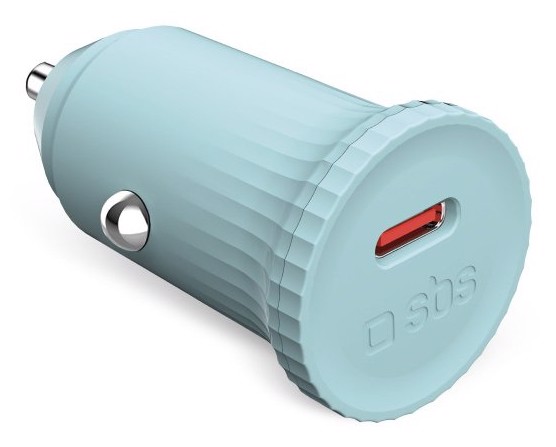 SBS TECRPD25LBGRS Caricabatterie per dispositivi mobili Universale Ciano Accendisigari Ricarica rapida Auto