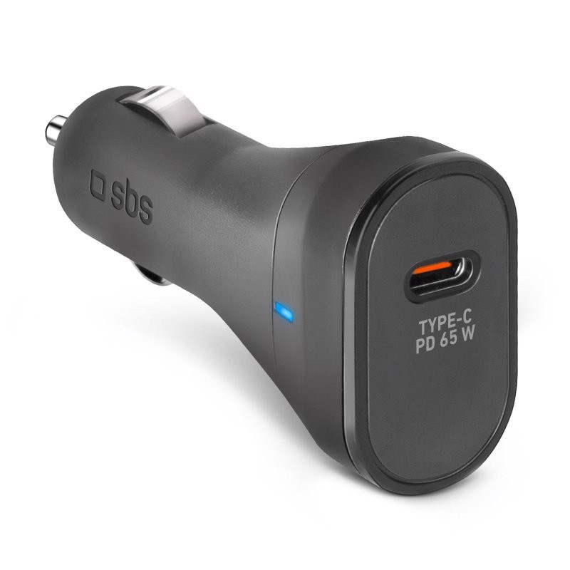 SBS TECRPD65W Caricabatterie per dispositivi mobili Telefono cellulare, Smartphone, Tablet Nero Accendisigari Ricarica rapida Auto