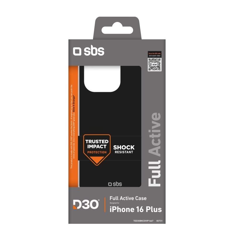 SBS TED3OBKCOVIP1667  Cover iphone 16 Nero