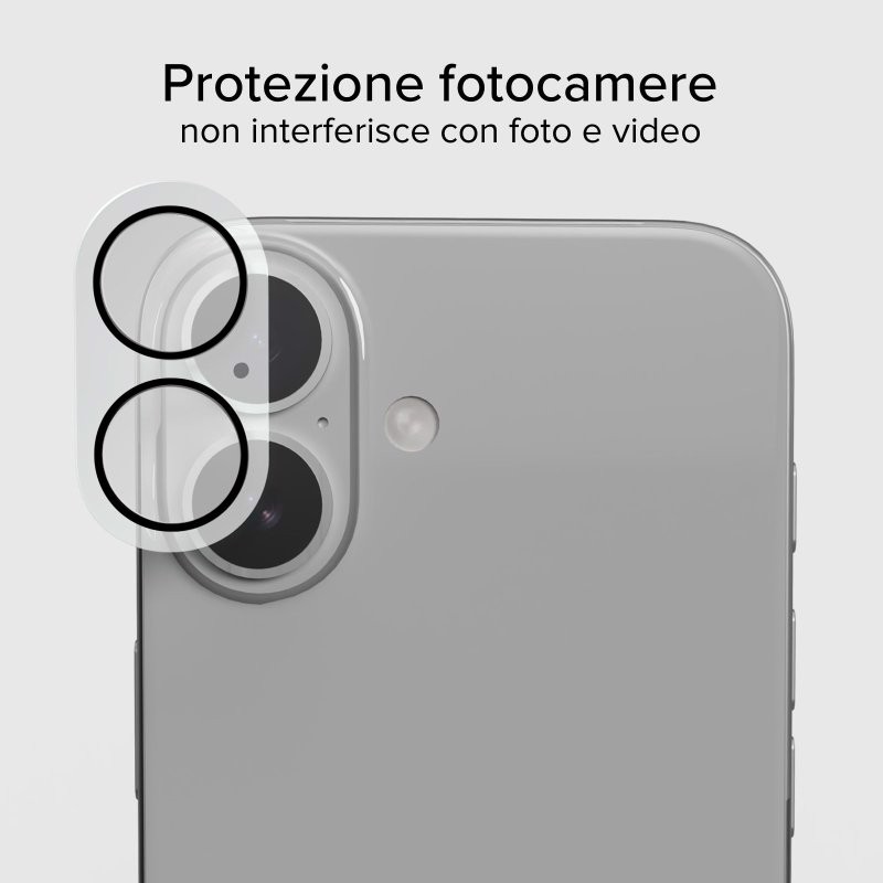 SBS TED3OCAMGLIP16 Protezione per obiettivo della fotocamera iphone 16 1 pz