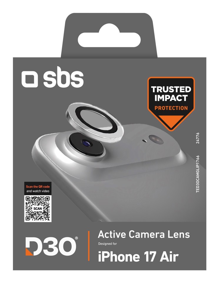 SBS TED3OCAMGLIP1766  Protezione per obiettivo della fotocamera iphone 17 air 1 pz